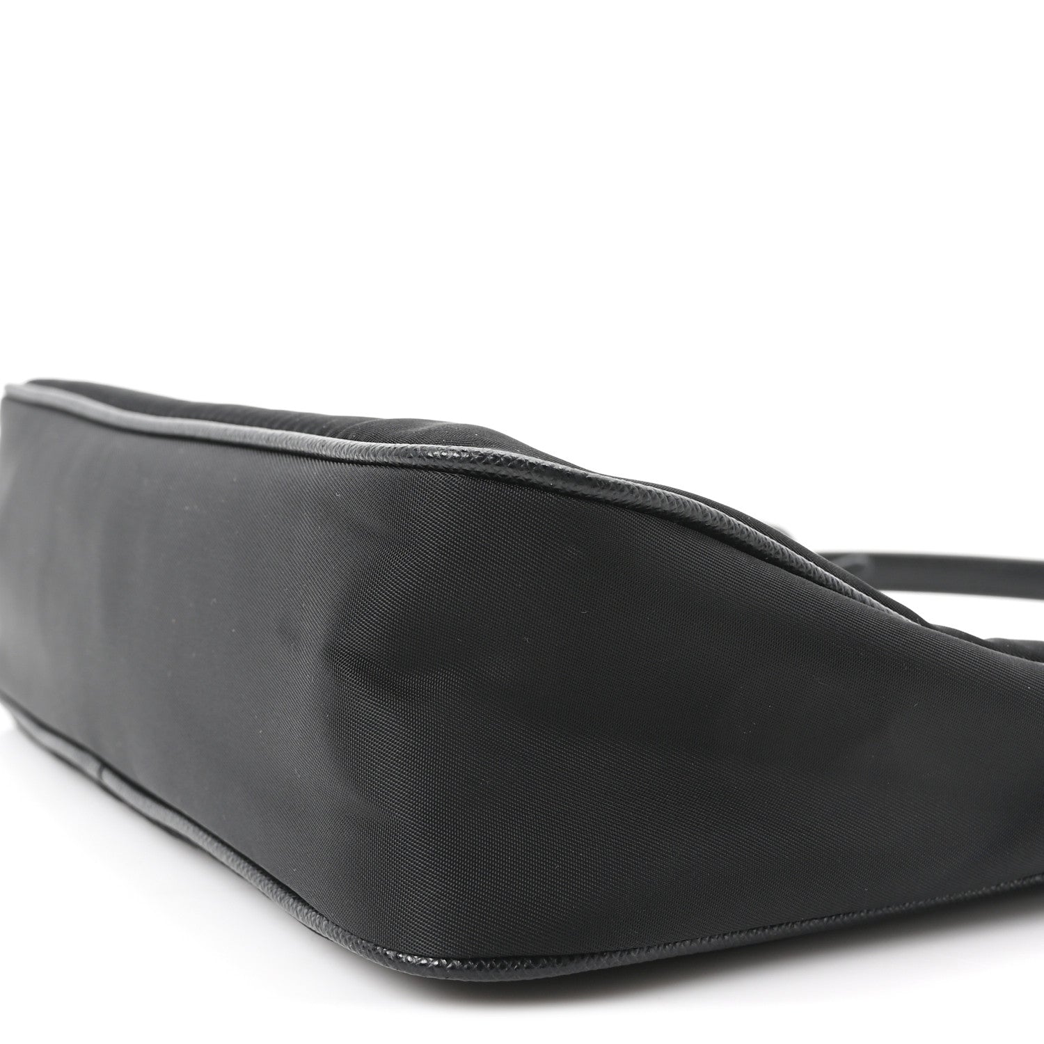 Re-Nylon Saffiano Mini Re-Edition 2005 Bag Black