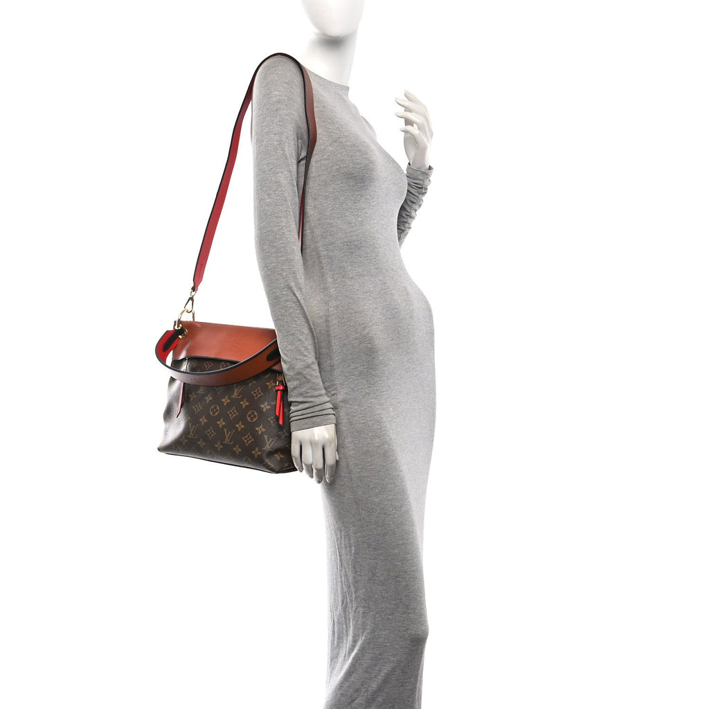 Monogram Tuileries Besace Caramel Rouge