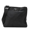 Tessuto Nylon Saffiano Small Crossbody Bag Black