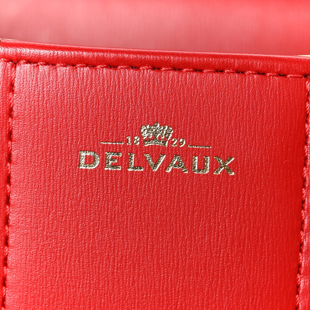 Box Calfskin Mini Brillant Satchel Red