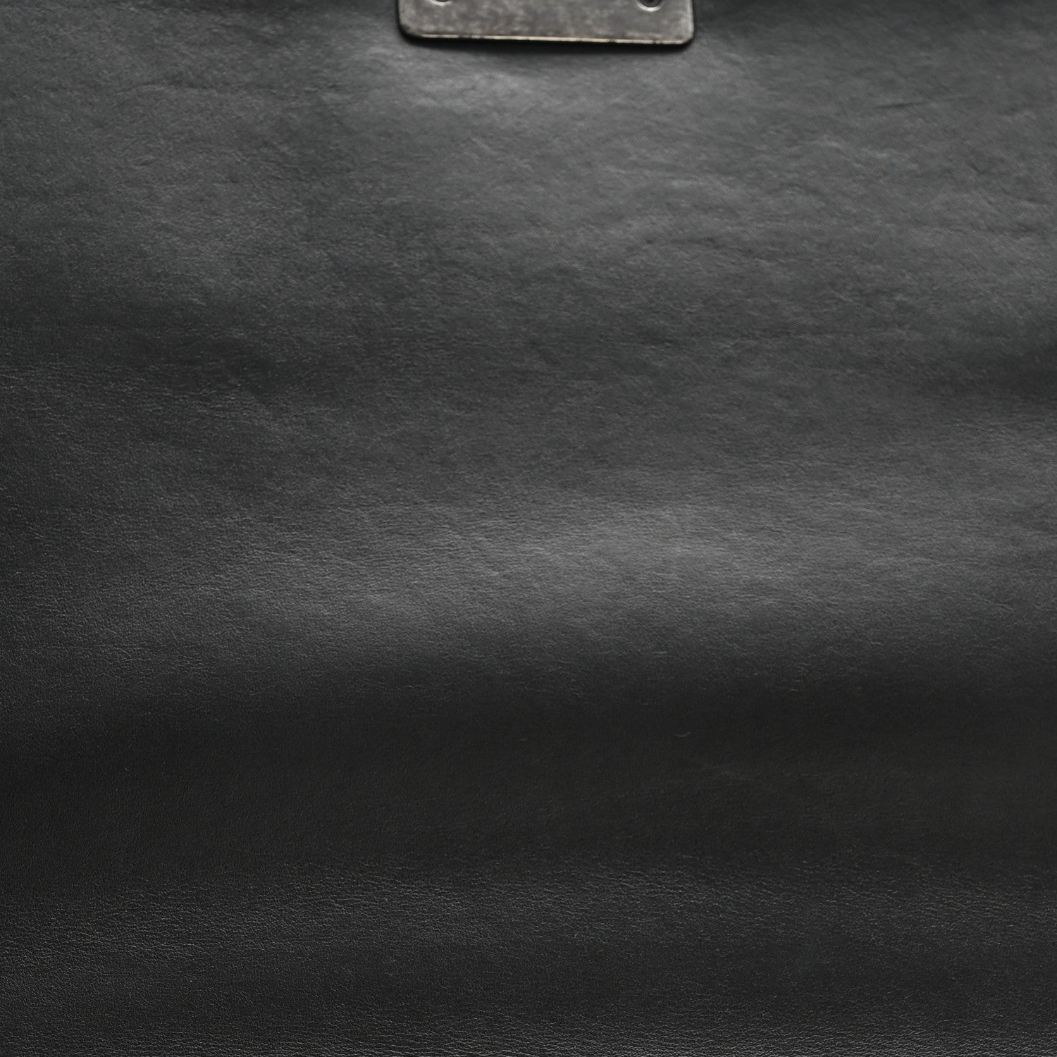 Patent Quilted Large Boy Flap Black