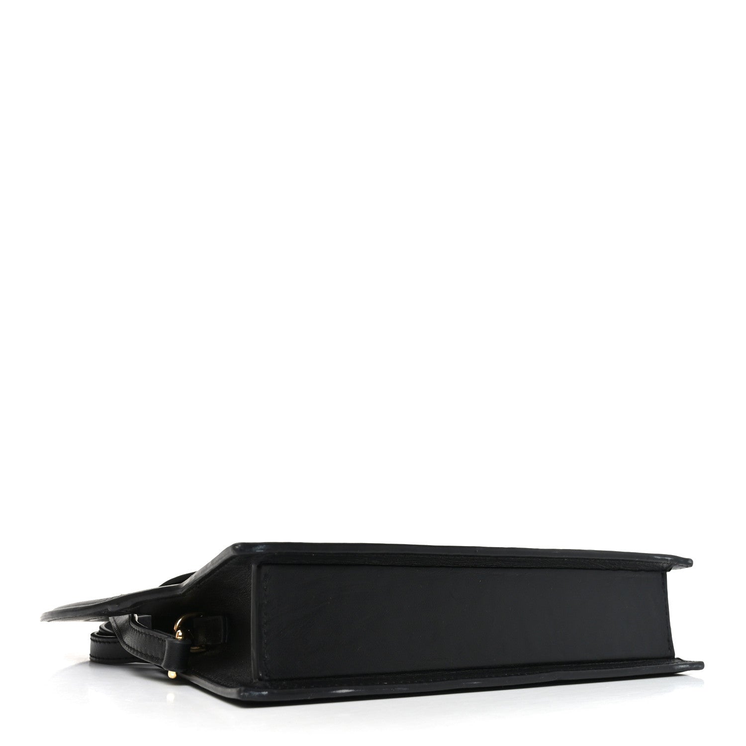 Smooth Calfskin Le Sac Rond Black