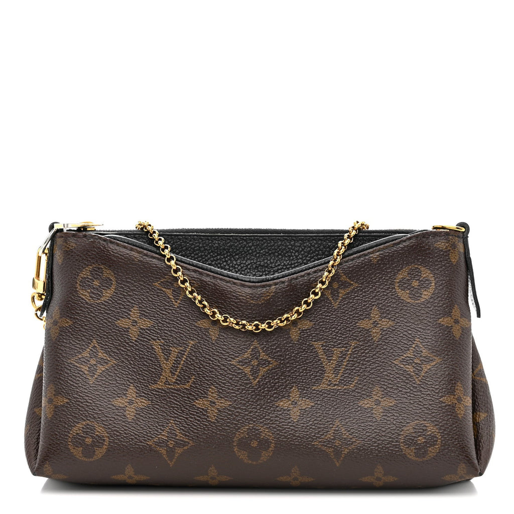 Monogram Pallas Clutch Black