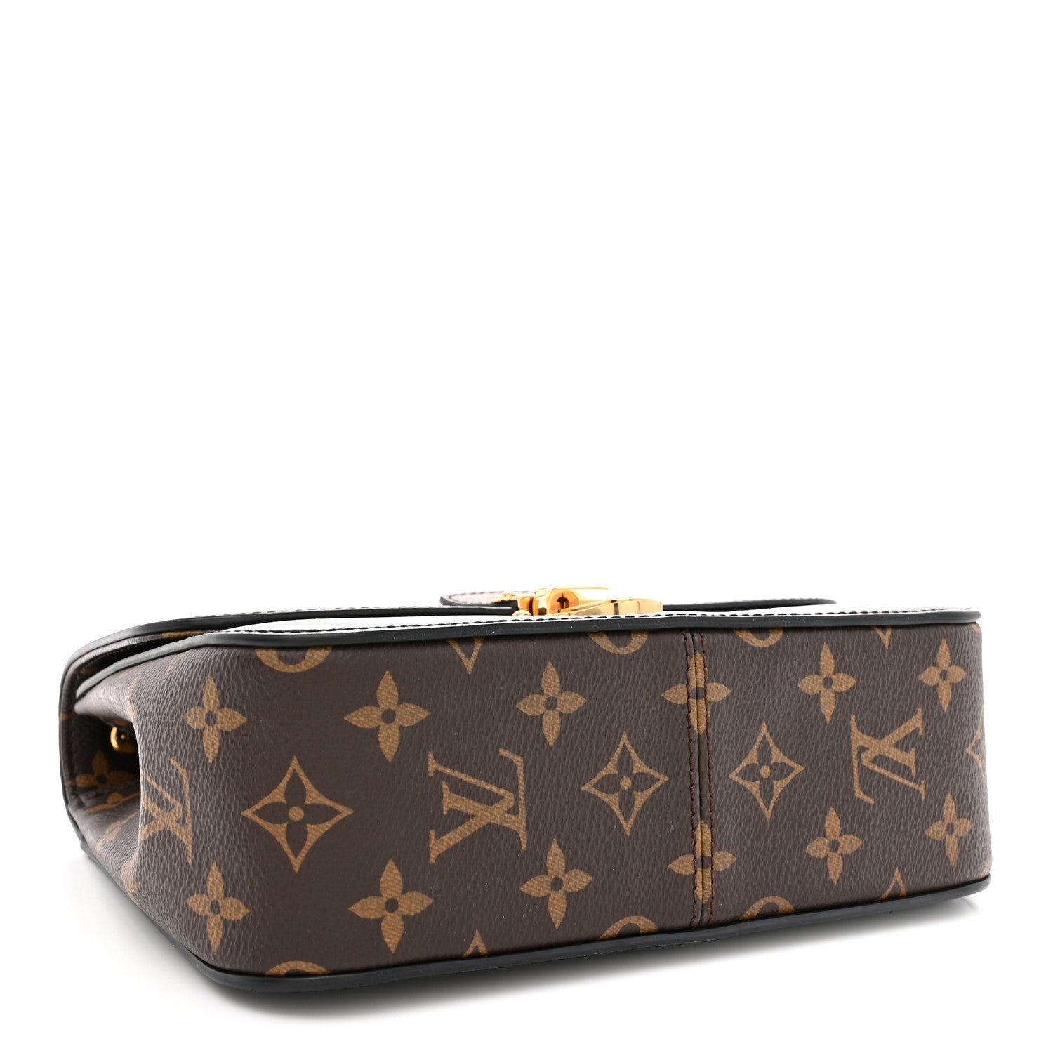 Patent Calfskin Monogram Cherrywood BB Black