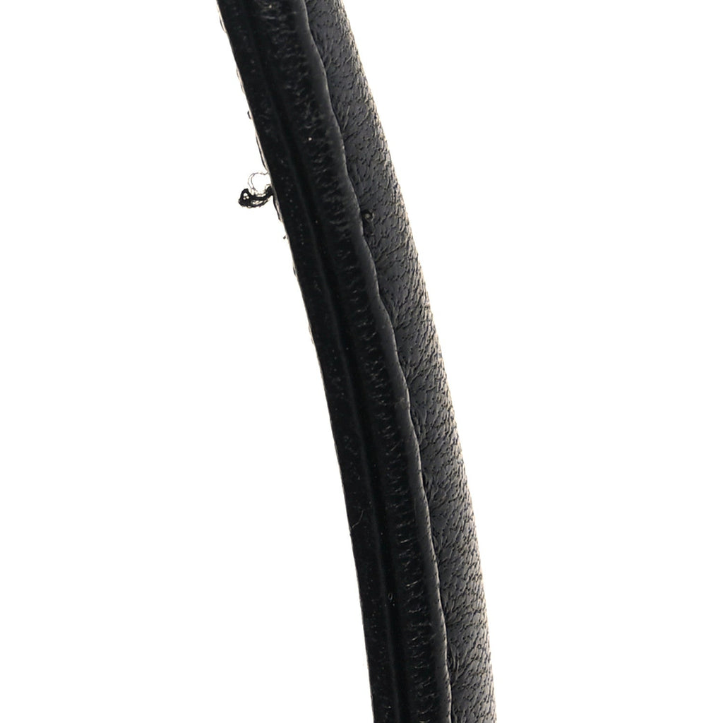 Velvet Quilted Small Wavy CC Hobo Black