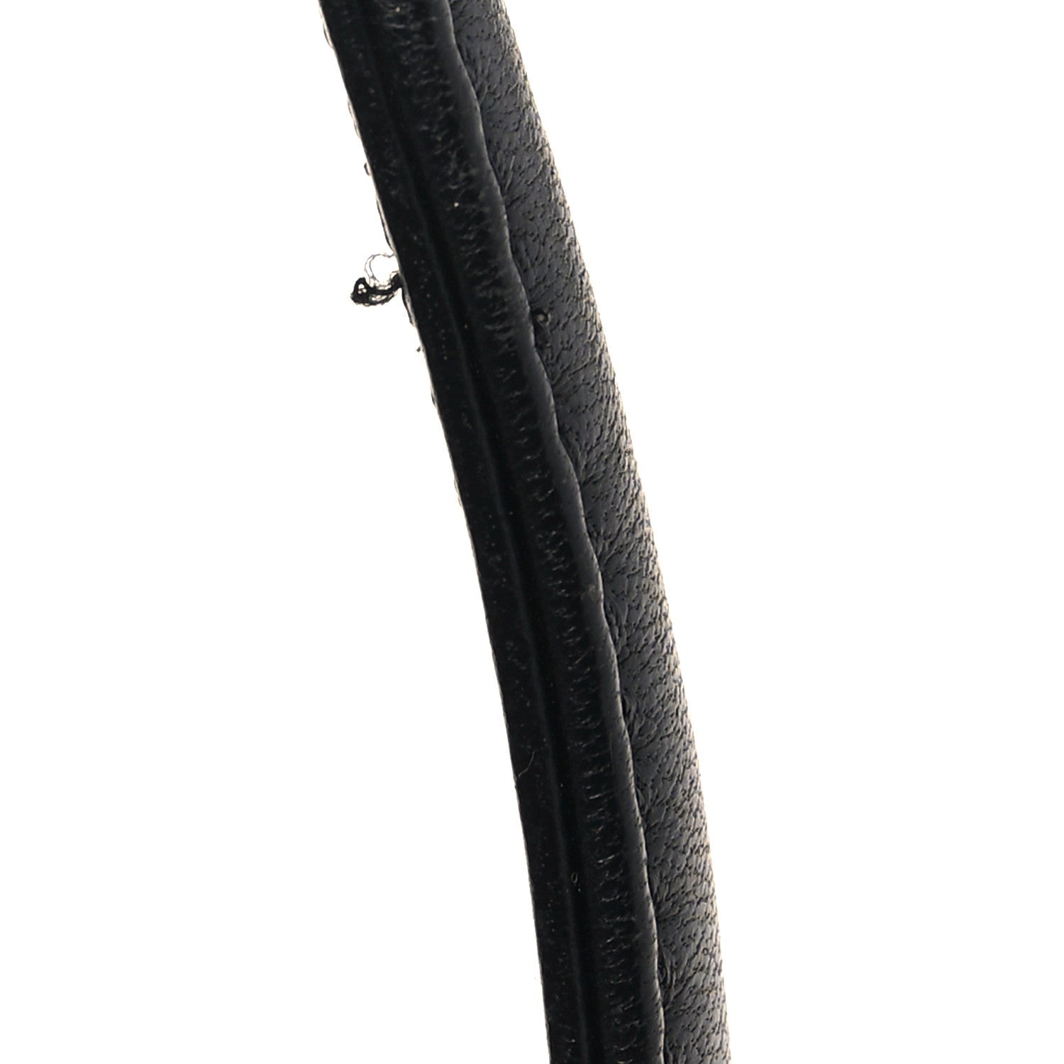 Velvet Quilted Small Wavy CC Hobo Black
