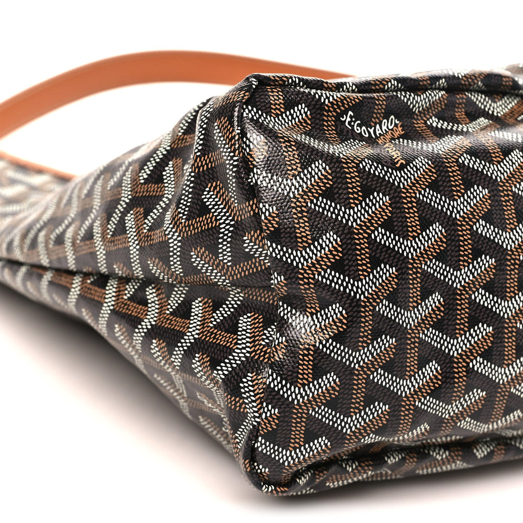 Goyardine Boheme Hobo Black Gold