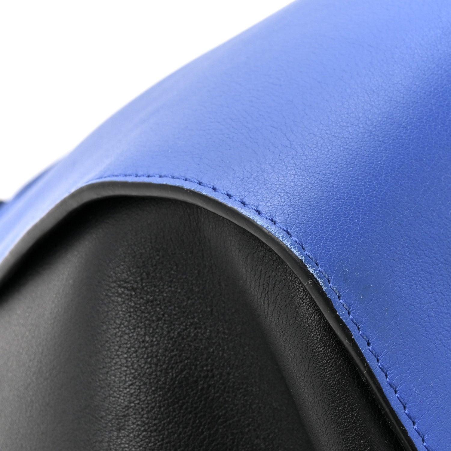 Calfskin Medium Hammock Shoulder Bag Electric Blue Black