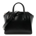 Shiny Lord Calfskin Small Antigona Black