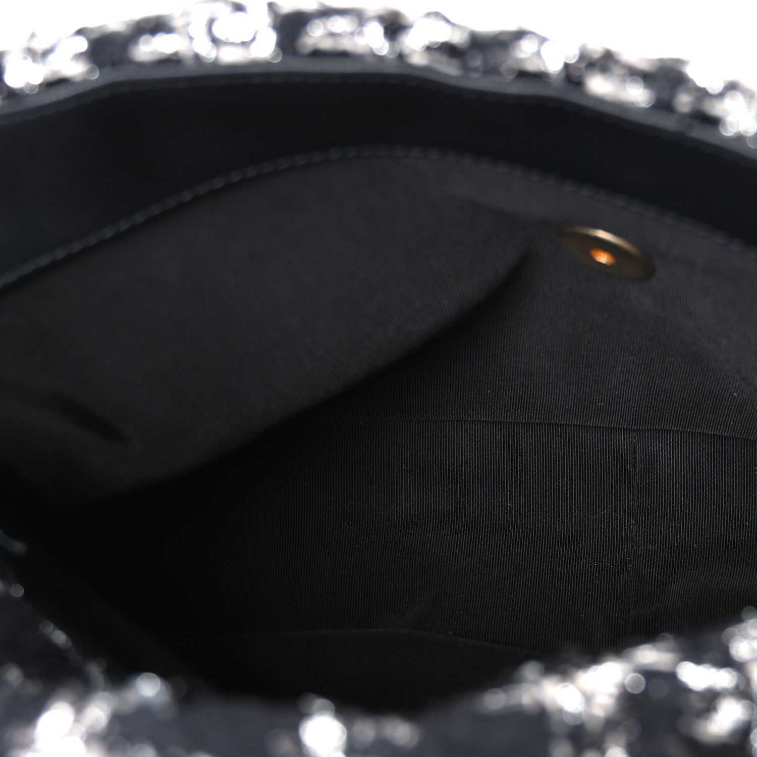 Tweed Quilted Large Chanel 19 Flap Black Silver Ecru