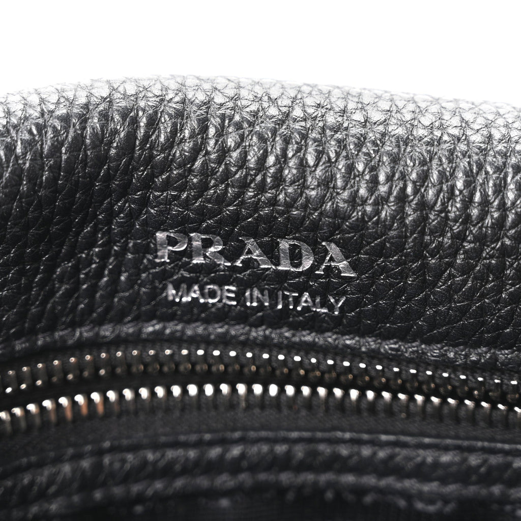 Vitello Daino Soft Flap Crossbody Black