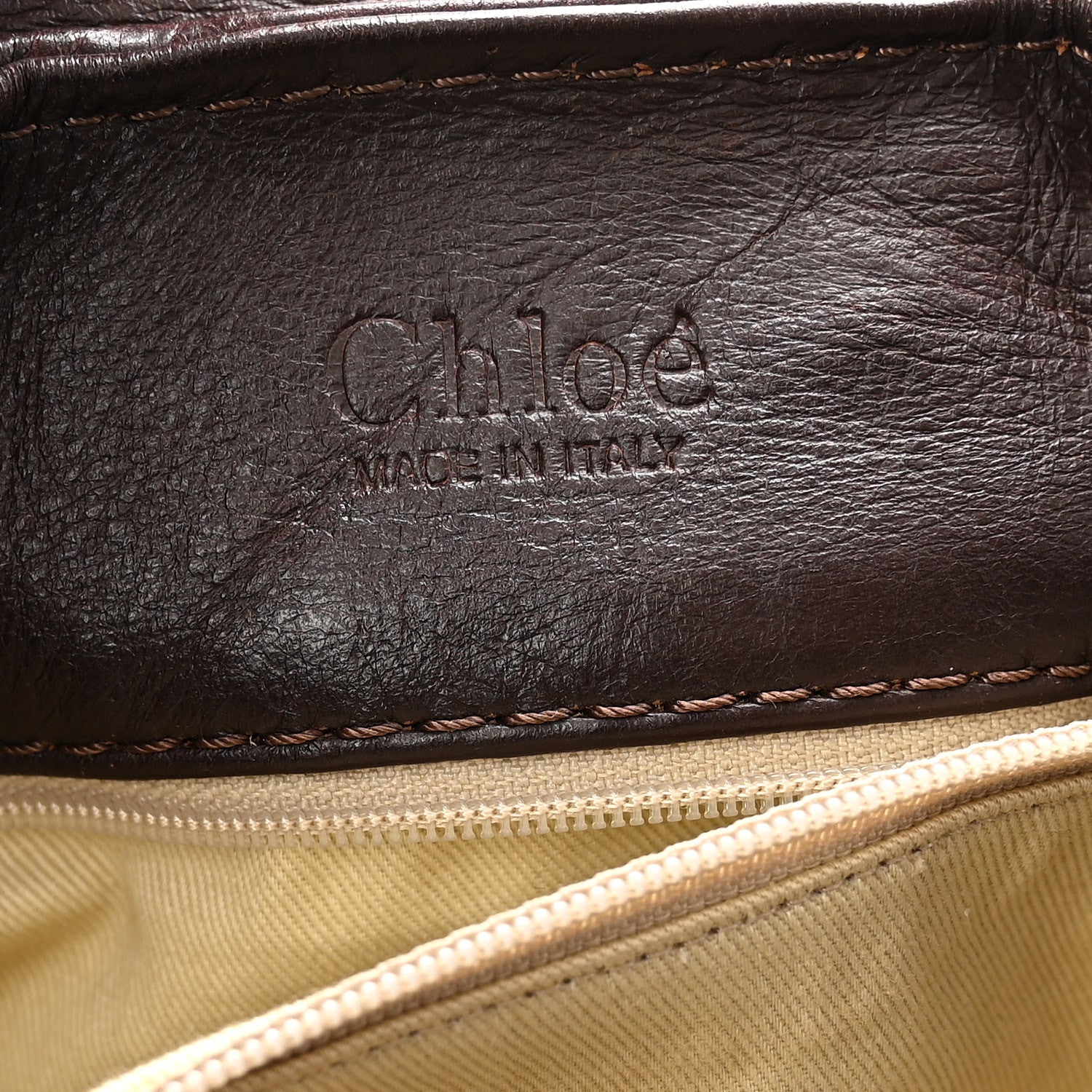 Calfskin Medium Paddington Satchel Brown