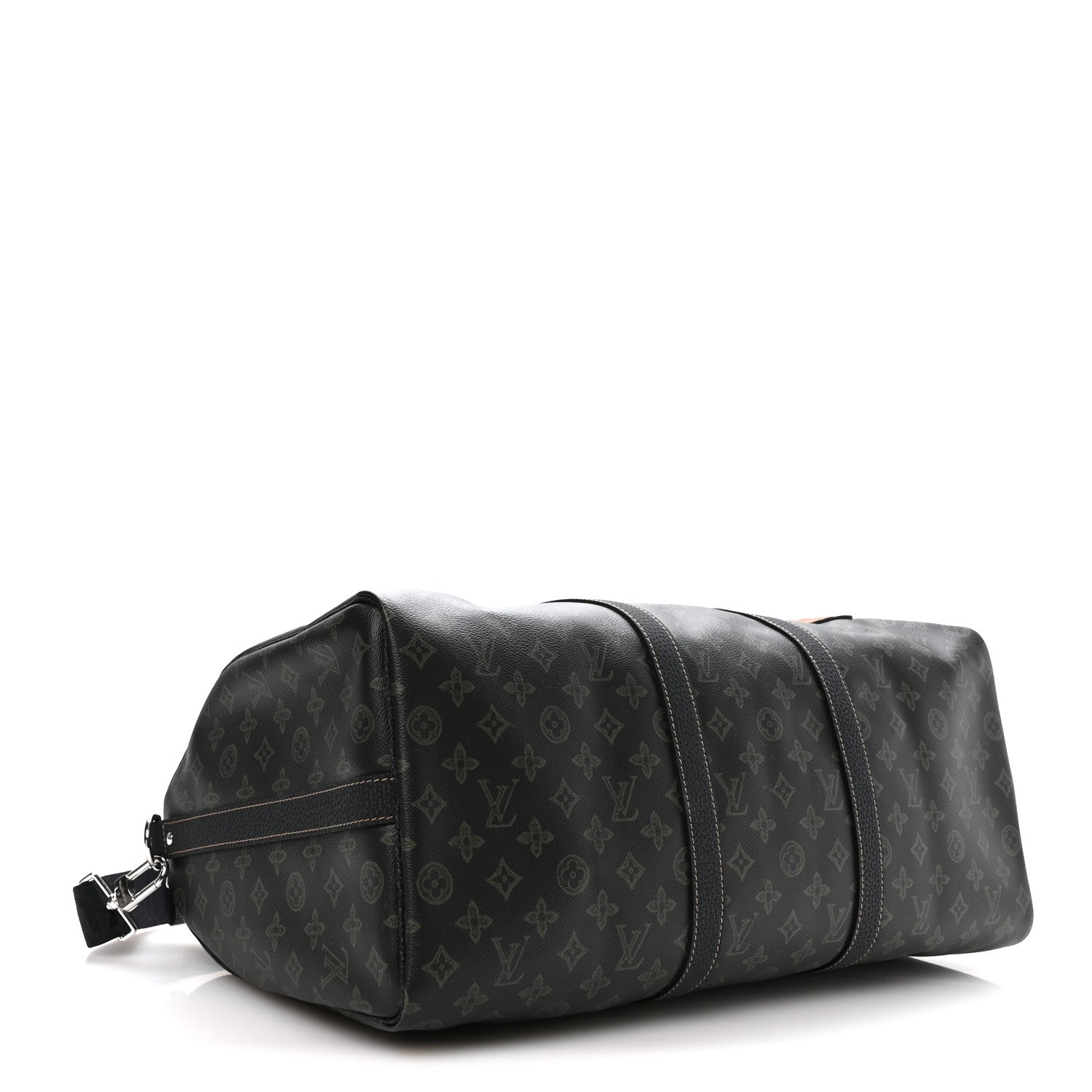 Monogram LV Record Keepall Bandouliere 50 Dark Green