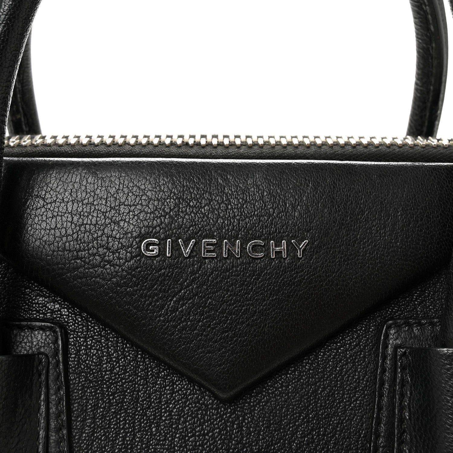 Sugar Goatskin Medium Antigona Black Black