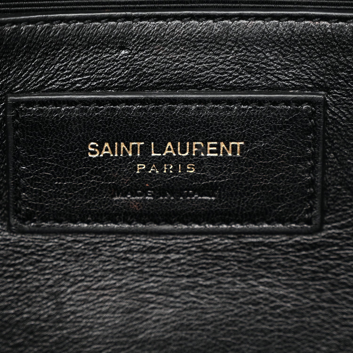 Grain De Poudre Monogram Cassandre Clutch Black