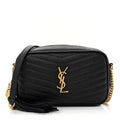 Grain De Poudre Matelasse Monogram Mini Lou Camera Bag Black