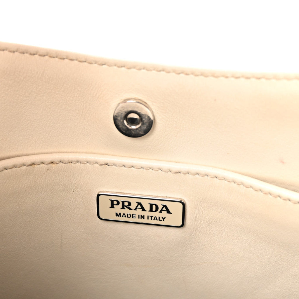 Spazzolato Cleo Shoulder Bag White