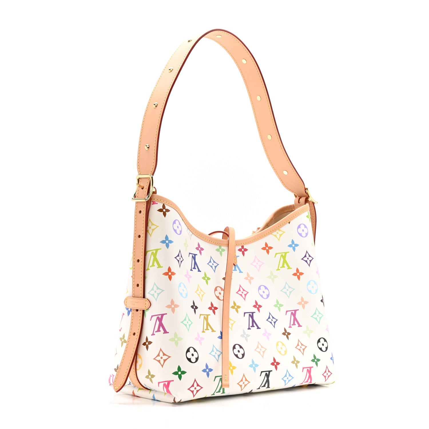 LV x TM Monogram Multicolor CarryAll PM White