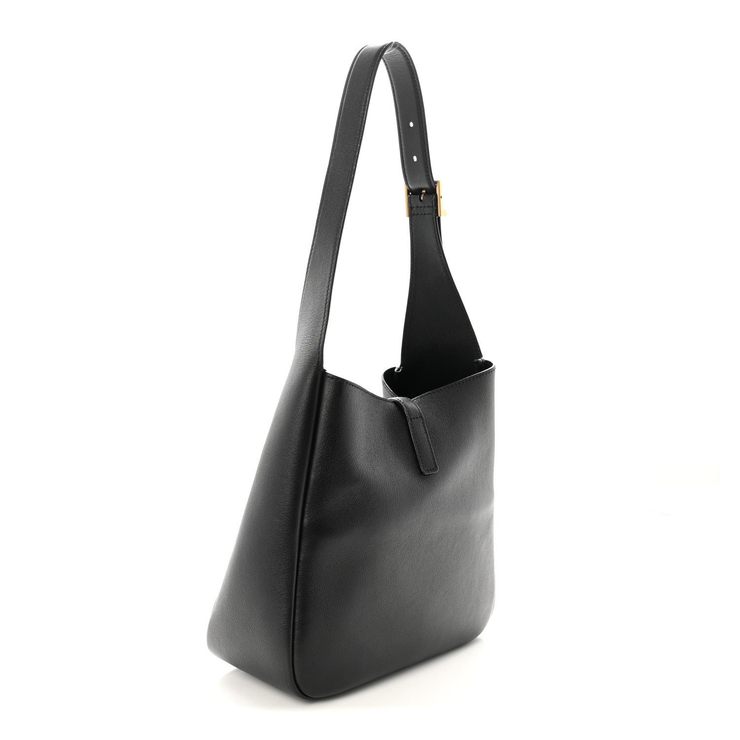 Grained Calfskin Small Le 5 A 7 Soft Hobo Black