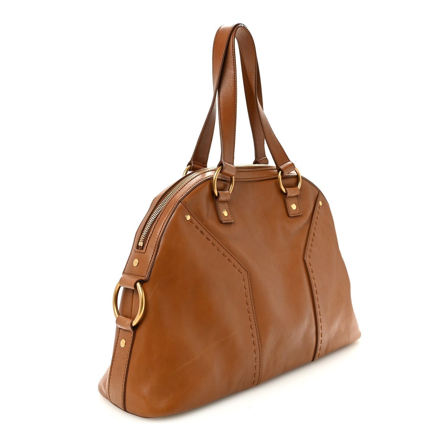 Calfskin Oversized Muse Brown