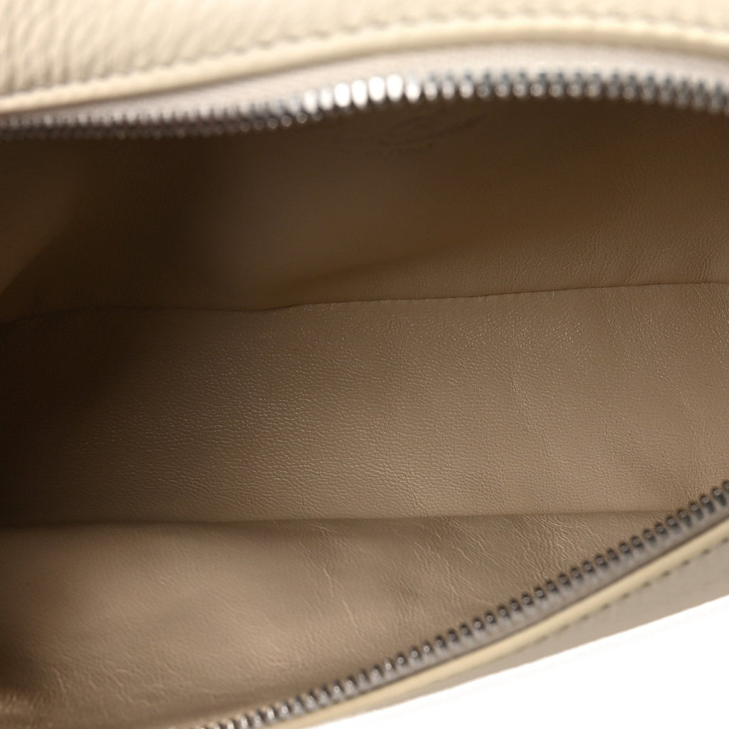 Tender Calfskin L19 Extra Pocket Pouch Whisper White