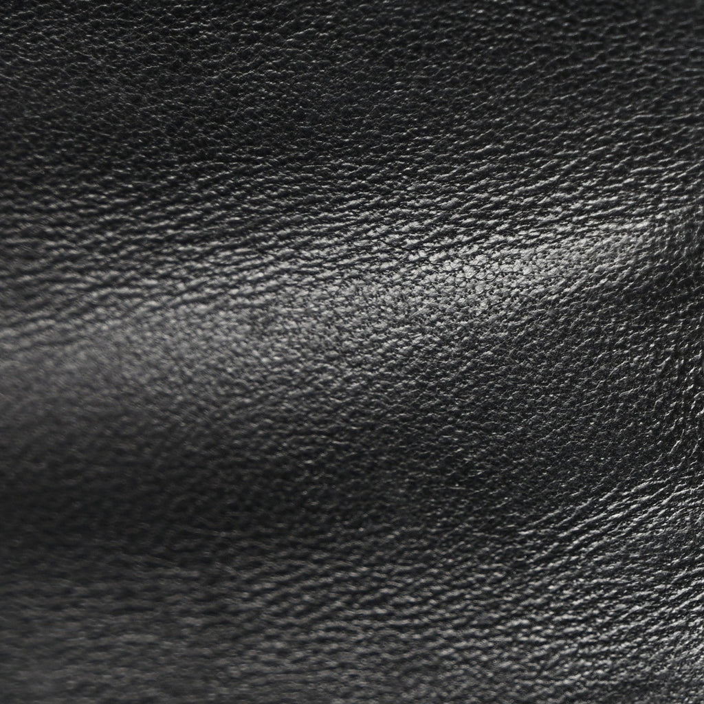 Shiny Calfskin Monochrome Crocodile Embossed Small Hourglass Top Handle Bag Black