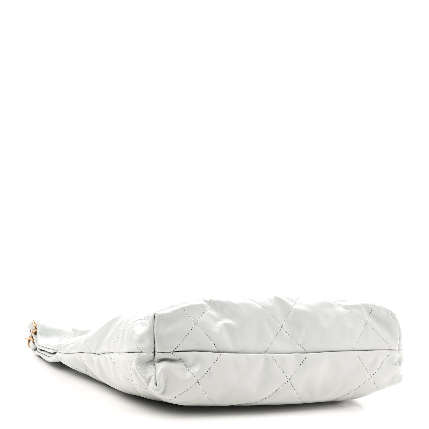 Shiny Calfskin Quilted Small Chanel 22 Light Blue