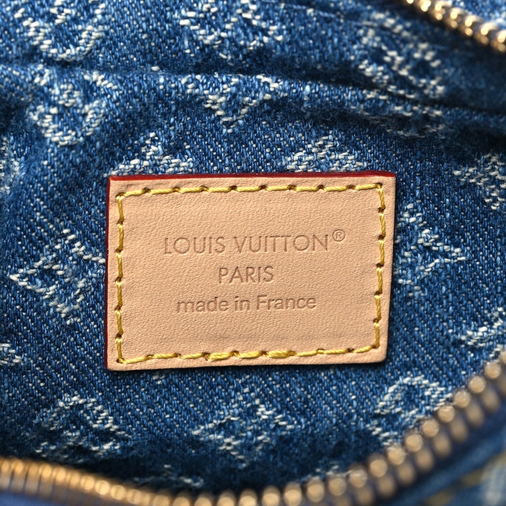 Monogram Denim Pochette Valley Blue