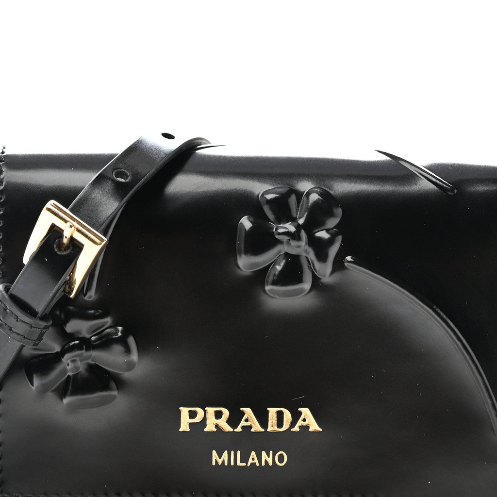 Spazzolato Fior Card Holder With Strap Black