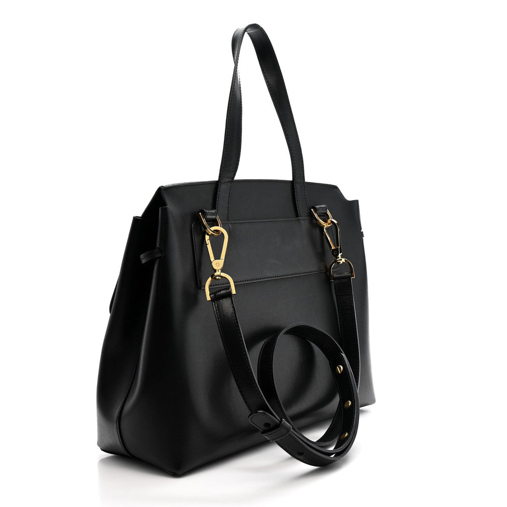 Calfskin Lady Bag Black Flamma