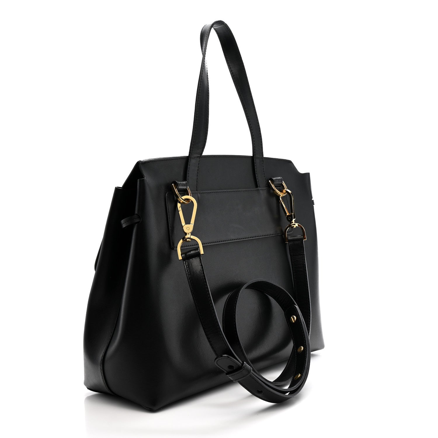 Calfskin Lady Bag Black Flamma