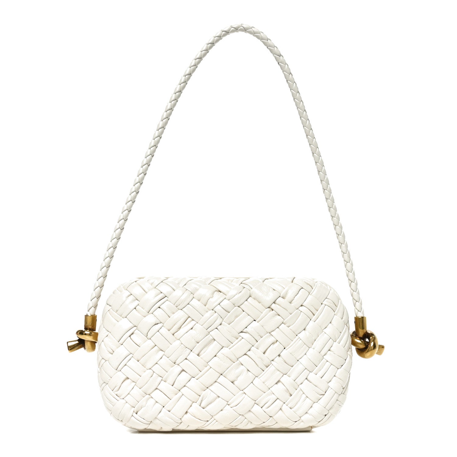 Foulard Intrecciato Knot On Strap White