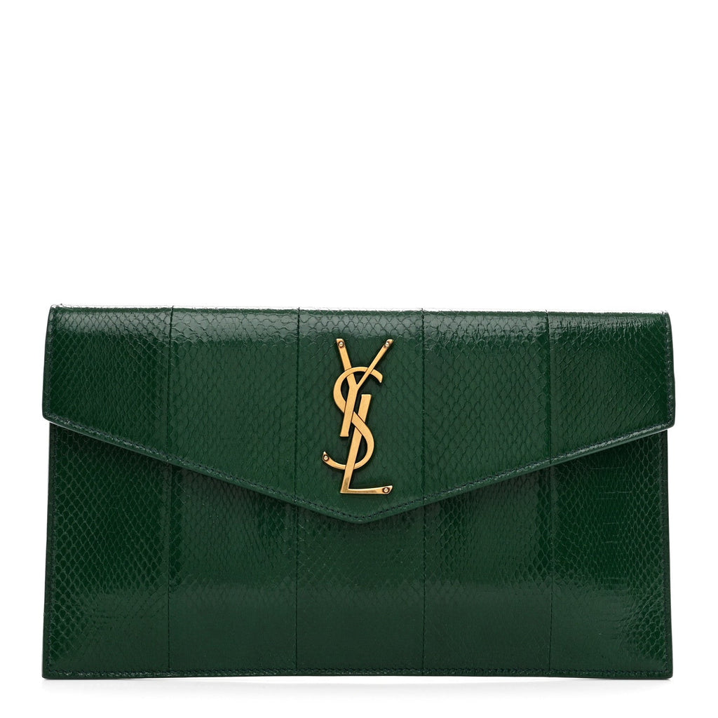 Ayers Uptown Monogram Pouch Verte Praire