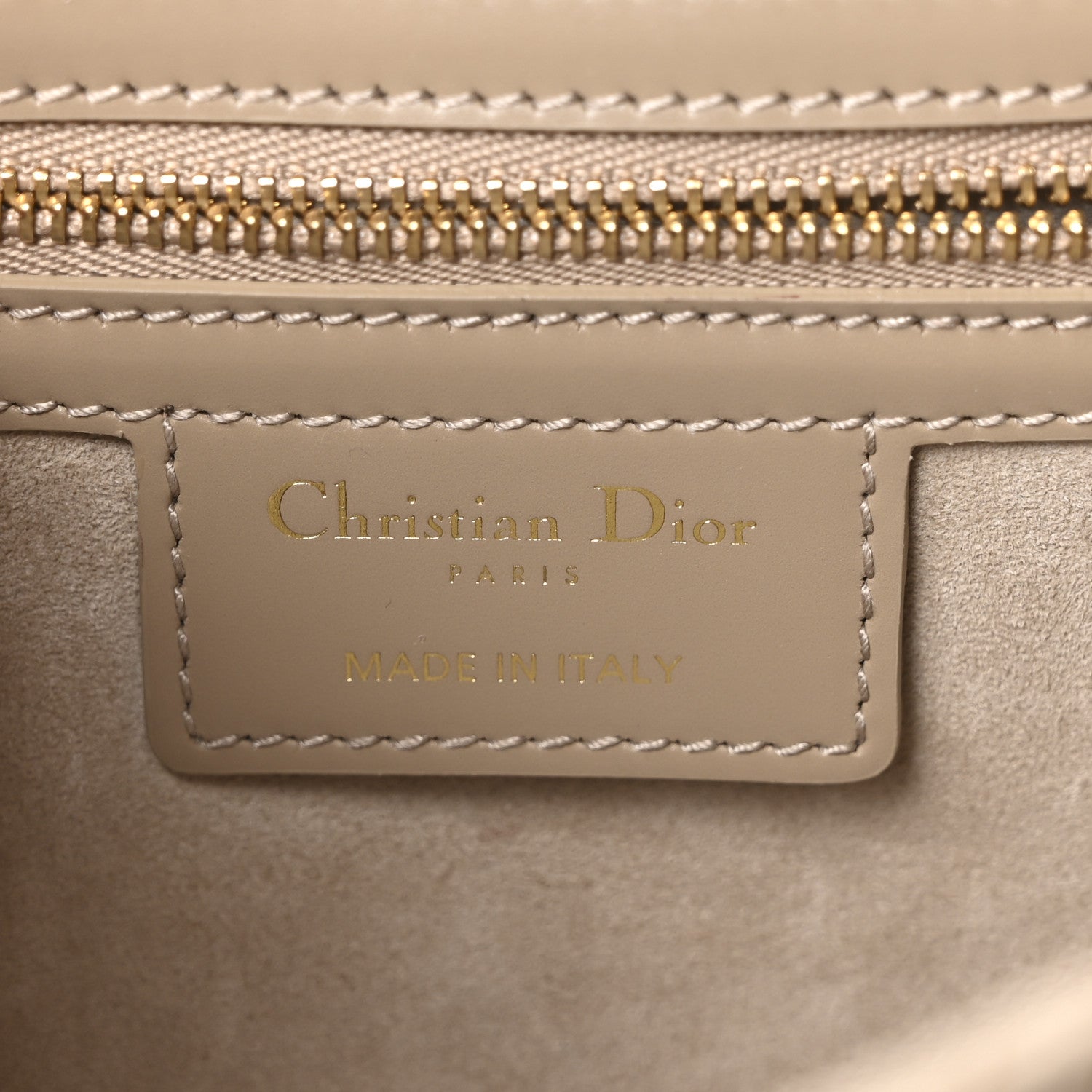 Calfskin Macrocannage Small Diorcamp Messenger Sand
