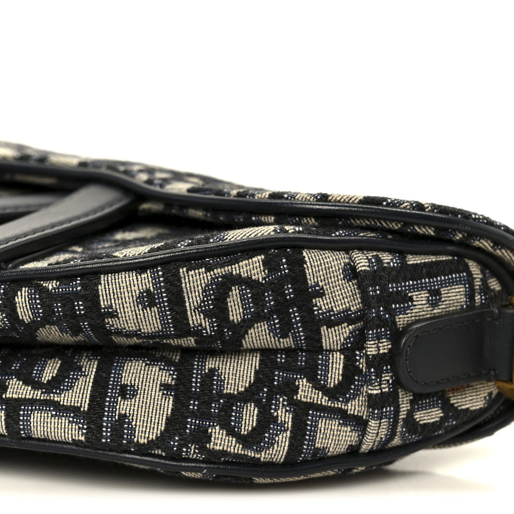 Oblique Mini Saddle Bag Blue