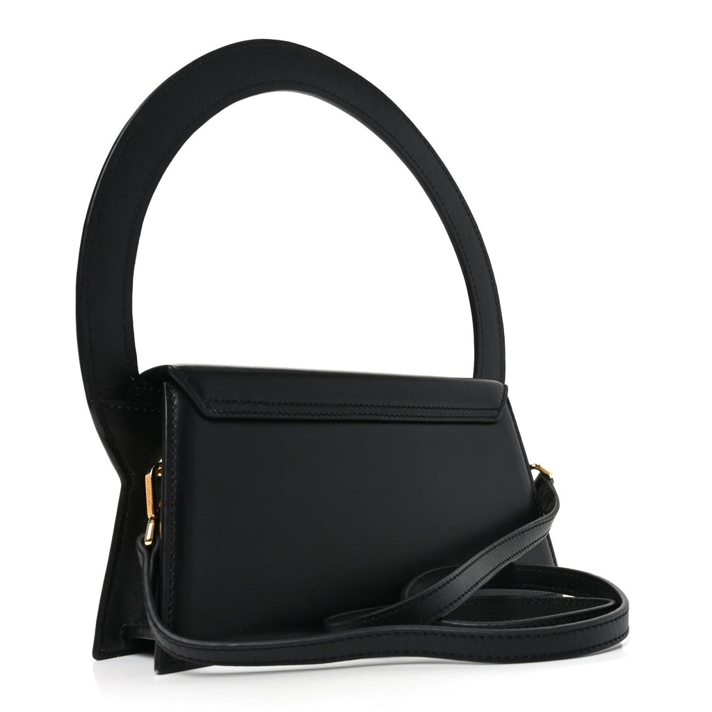 Smooth Calfskin Le Sac Rond Black