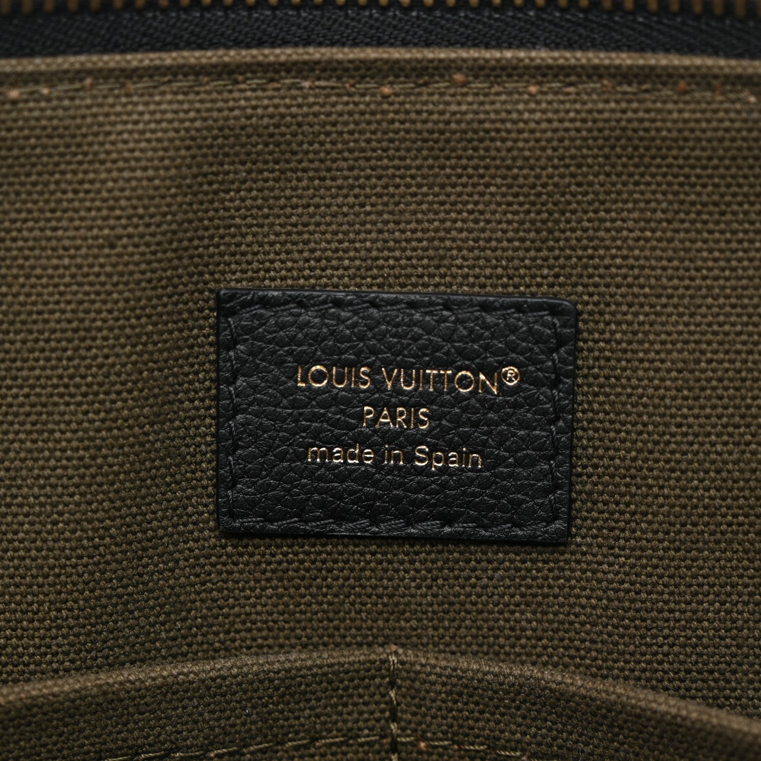 Grained Calfskin Low Key Duffle Tote Black