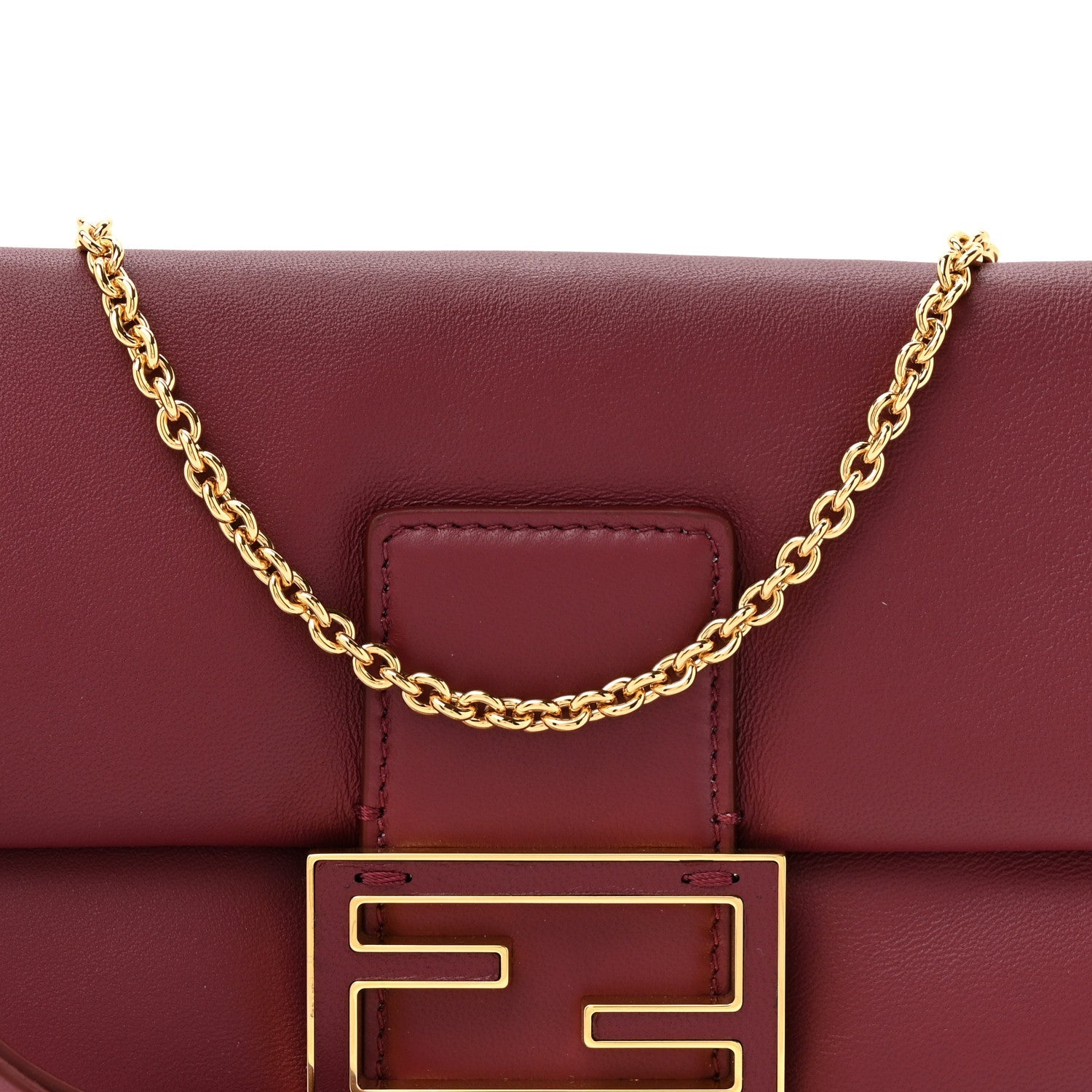 Nappa Mama Baguette Pouch Bordeaux