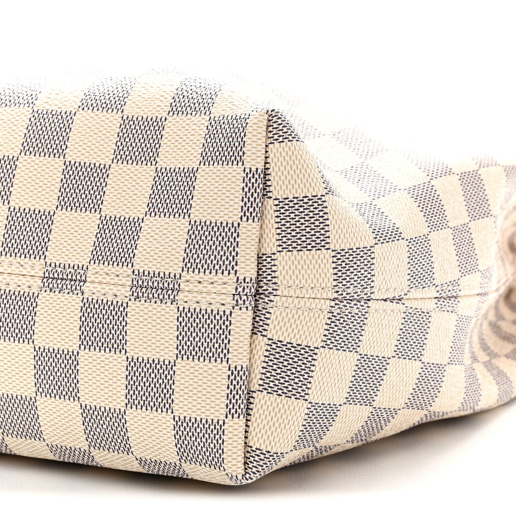 Damier Azur Graceful PM Rose Ballerine
