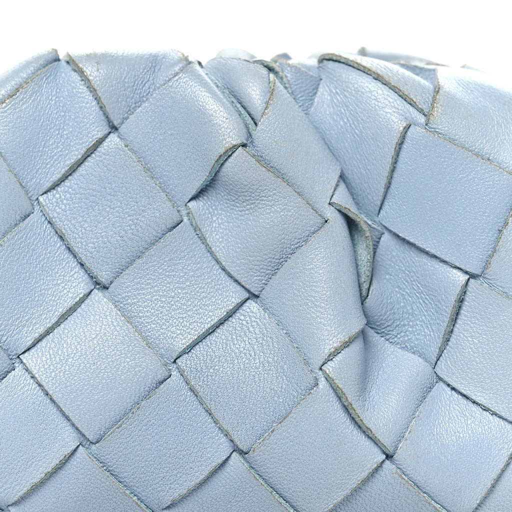 Nappa Intrecciato Coin Purse Ice