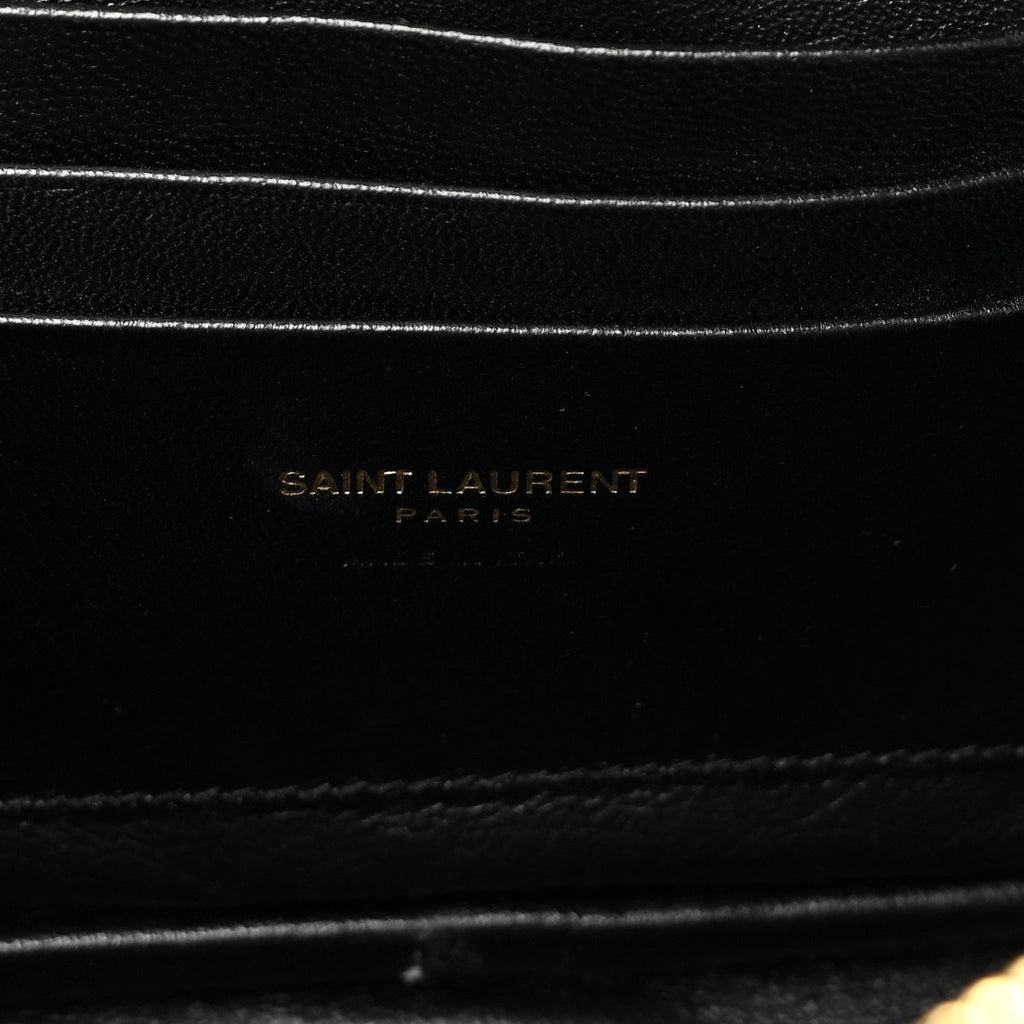 Grain De Poudre Matelasse Monogram Mini Lou Camera Bag Dark Beige