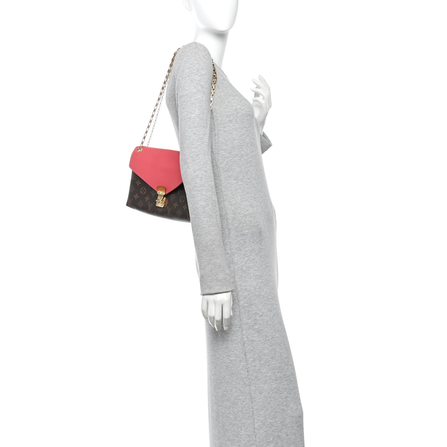 Monogram Pallas Chain Rose Litchi