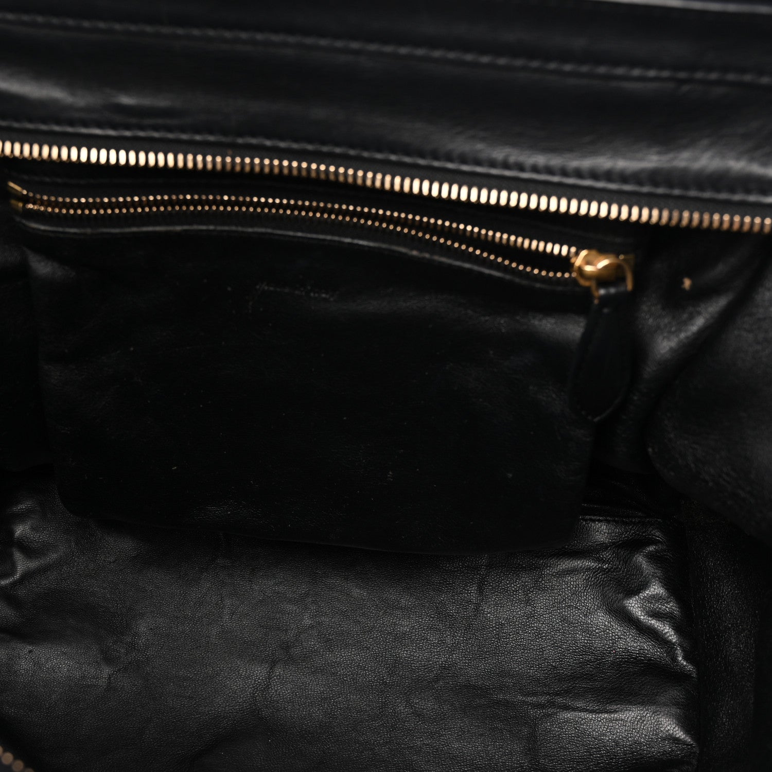 Smooth Calfskin Mini Luggage Black