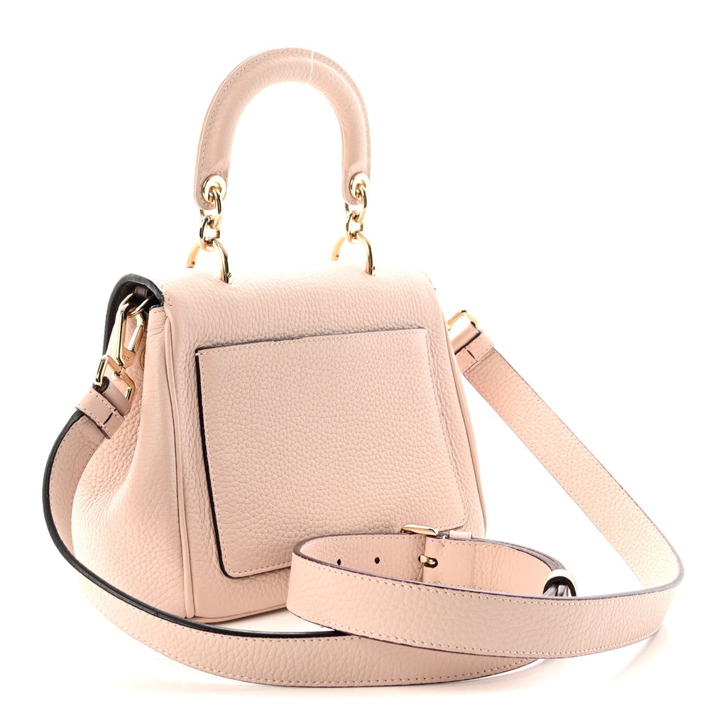 Bullcalf Mini Be Dior Flap Rose Poudre