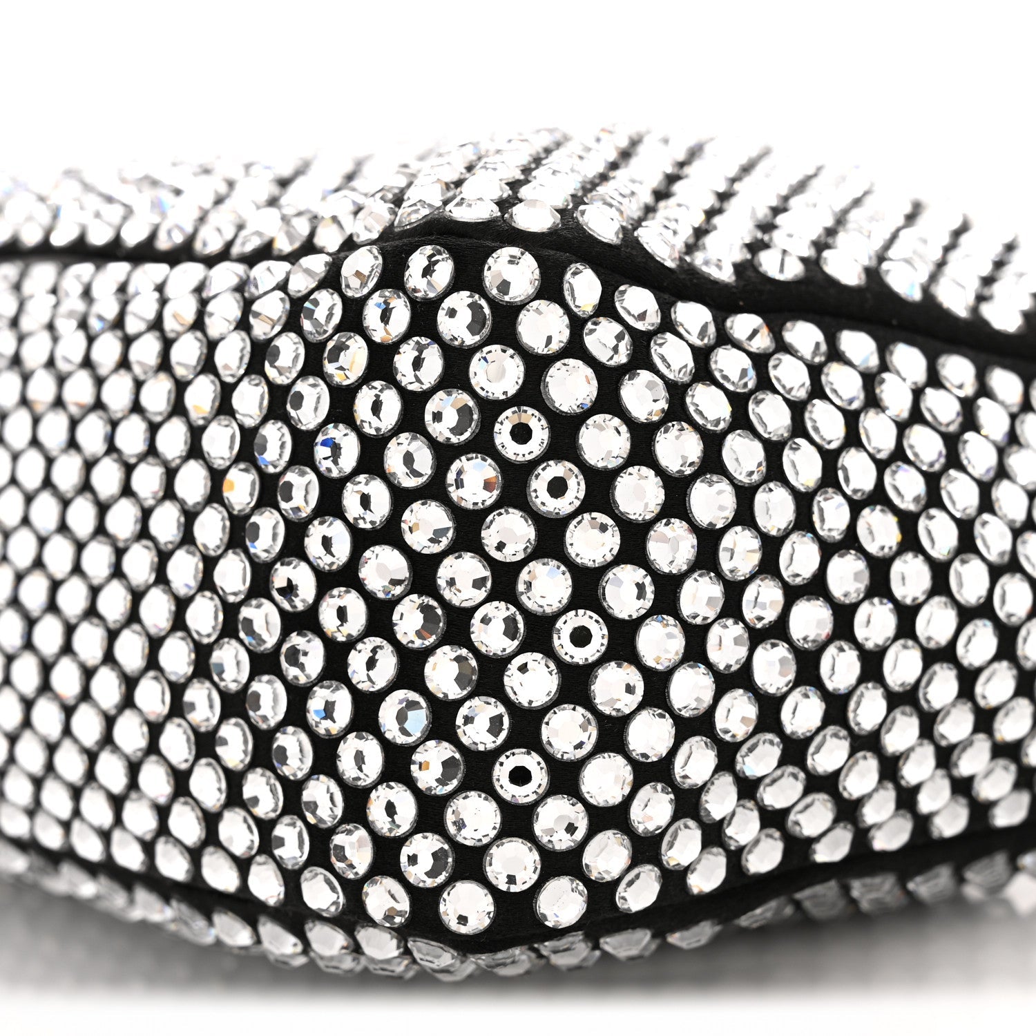 Satin Crystal Mini Re-Edition 2000 Bag Cristal