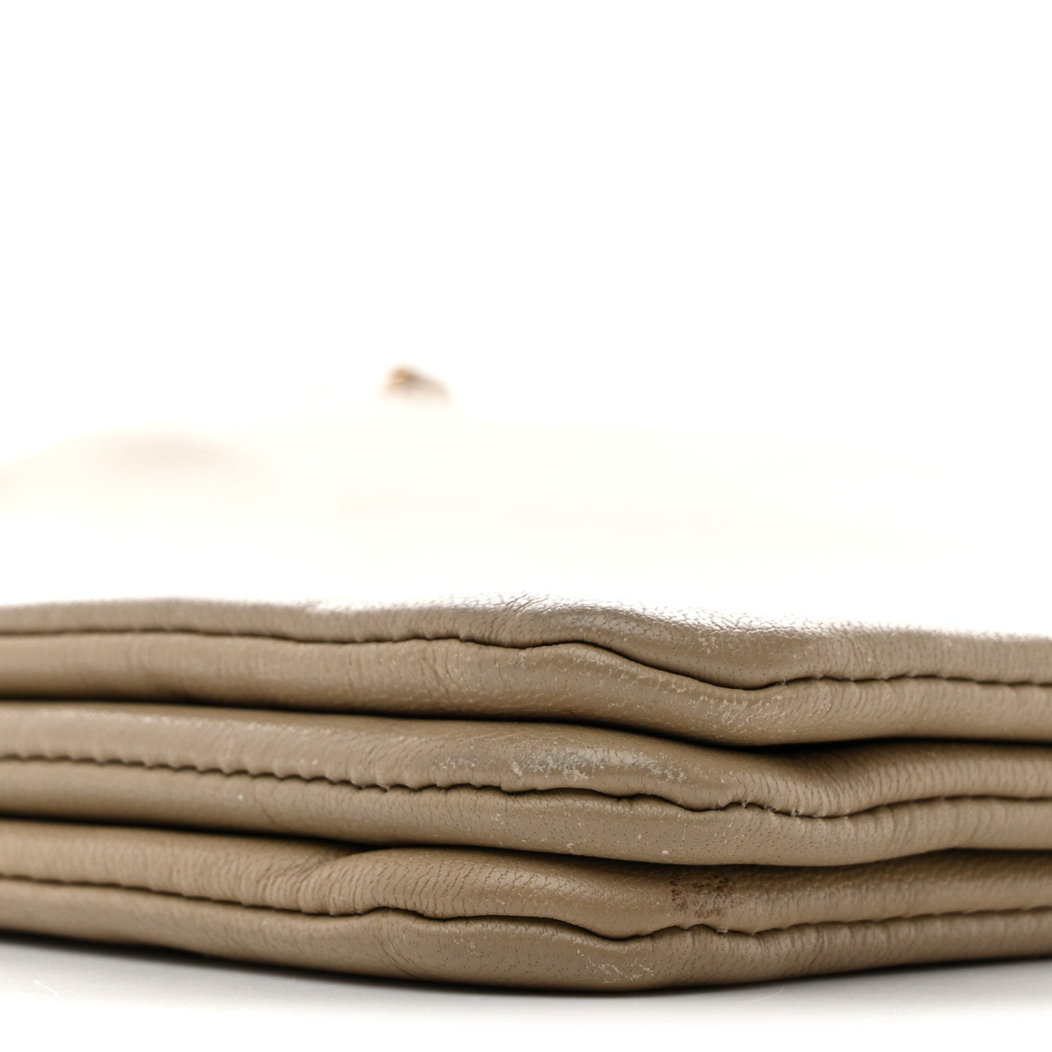 Liege Calfskin Large Trio Crossbody Bag Taupe