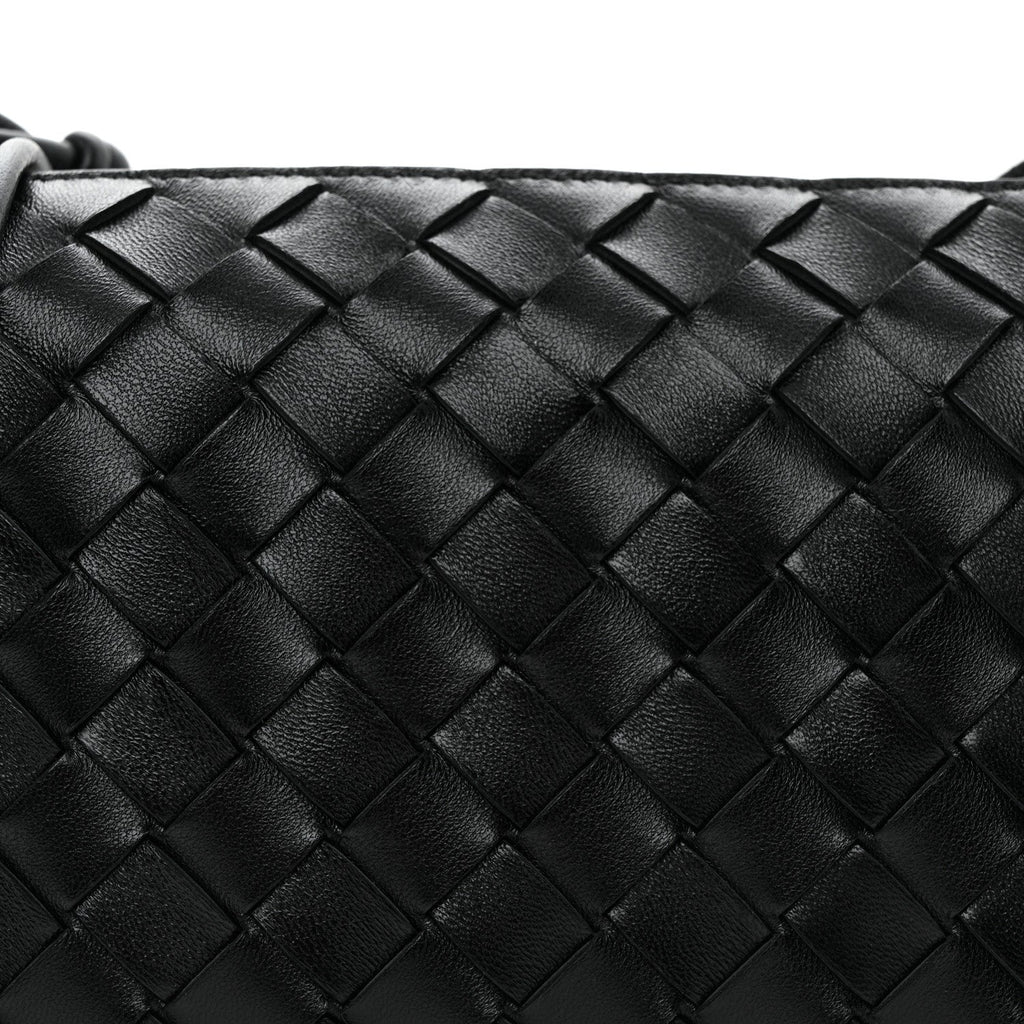 Nappa Intrecciato Mini Loop Camera Bag Black