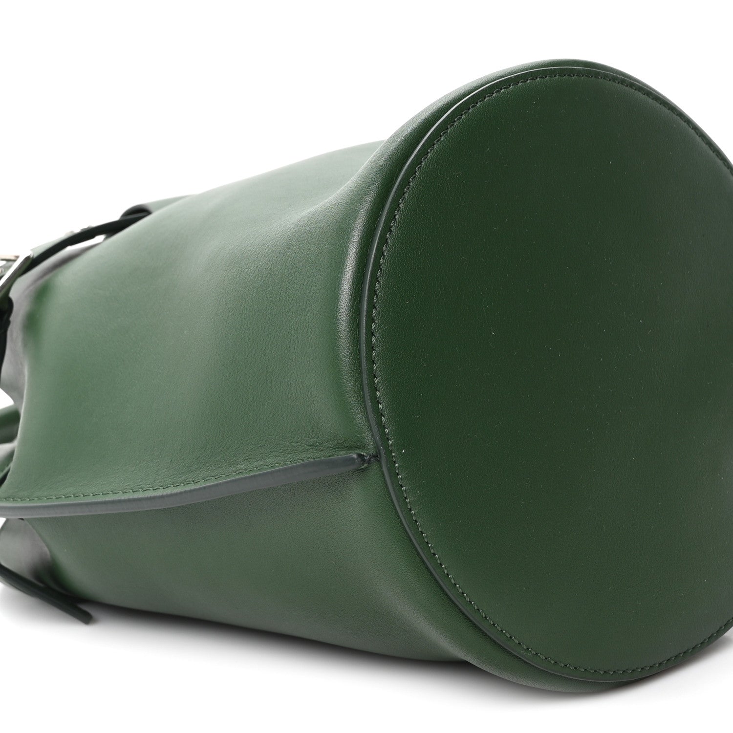 Smooth Calfskin Nano Big Bag Bucket  Forest