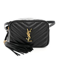 Calfskin Matelasse Monogram Lou Belt Bag Black
