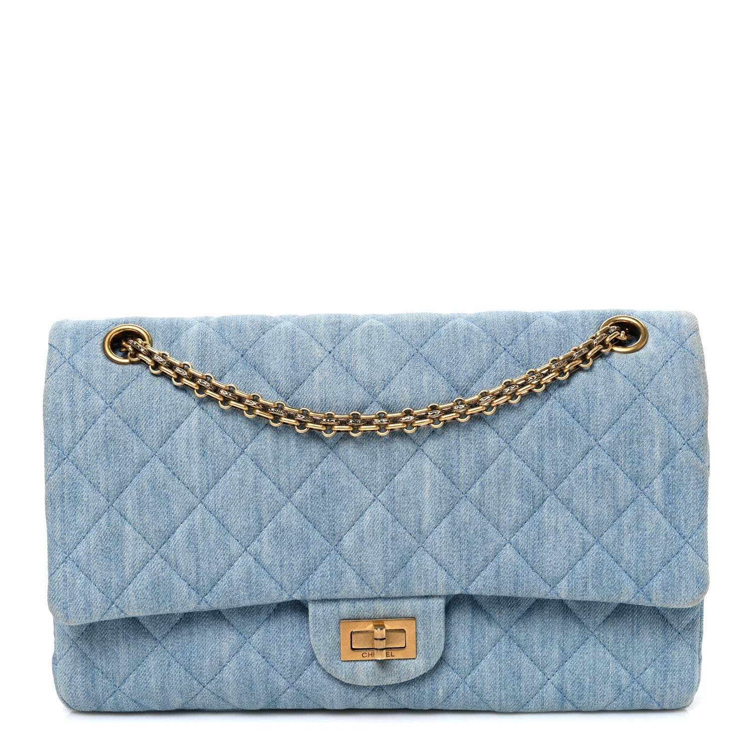 Denim Quilted 2.55 Reissue 226 Flap Light Blue